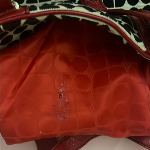 Kate Spade Red and Black Wallet with Geometric Design - Picture 4 of 6